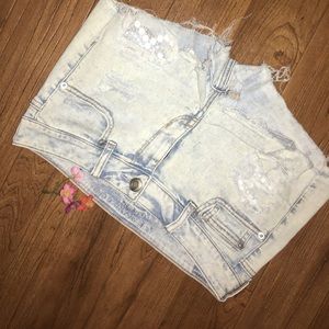 Jean shorts